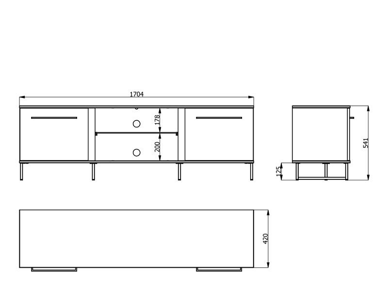 TV polica SARDINIA TV 170 - Image 9