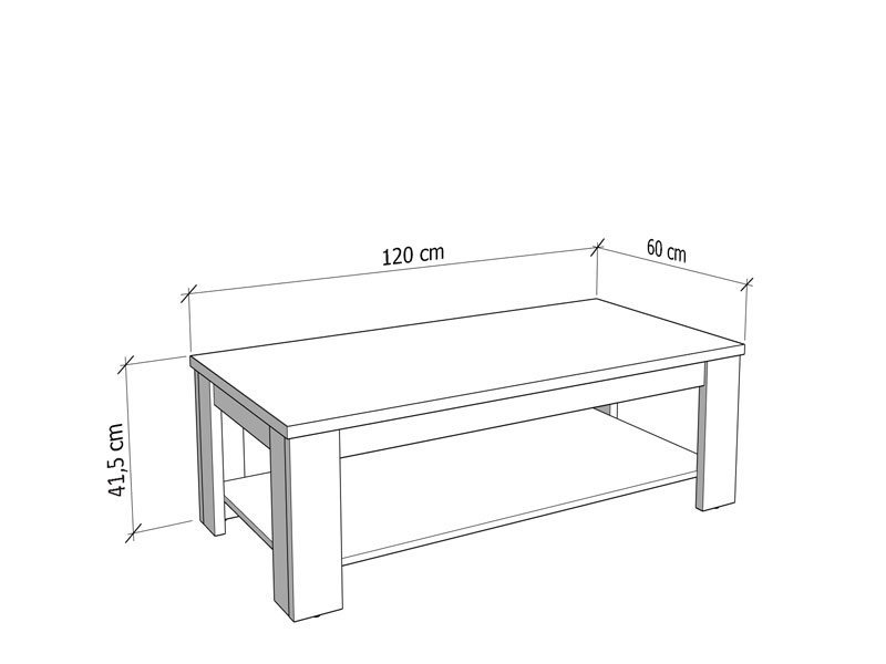 Klub sto OSCAR KS 120x60 - Image 6