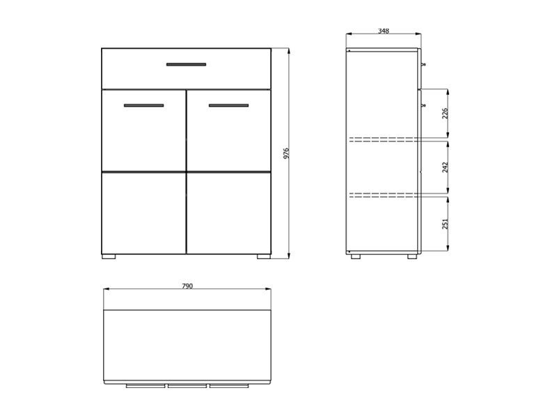 Komoda BENY 2K1F - Image 8