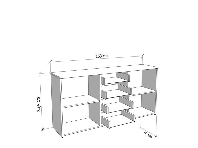 Komoda KSANTI 3K4F - Image 8