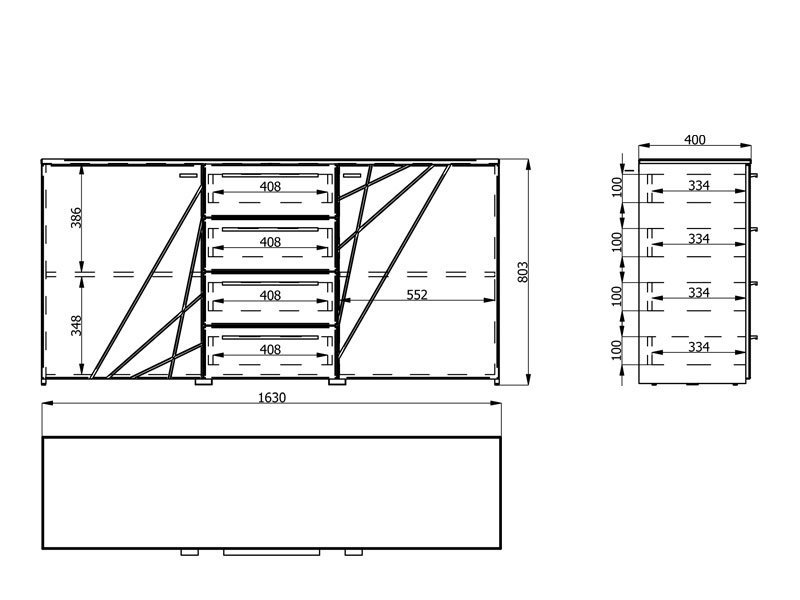 Komoda KSANTI 3K4F - Image 9