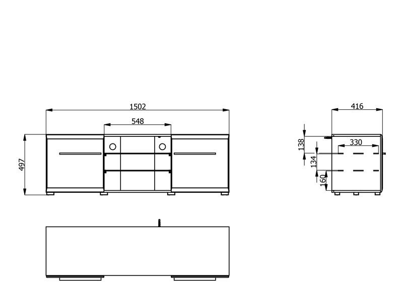 TV polica TRENTINO TV 150 - Image 9