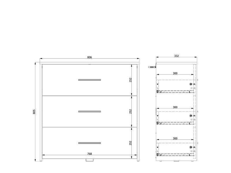 Komoda VARADERO 3F - Image 7