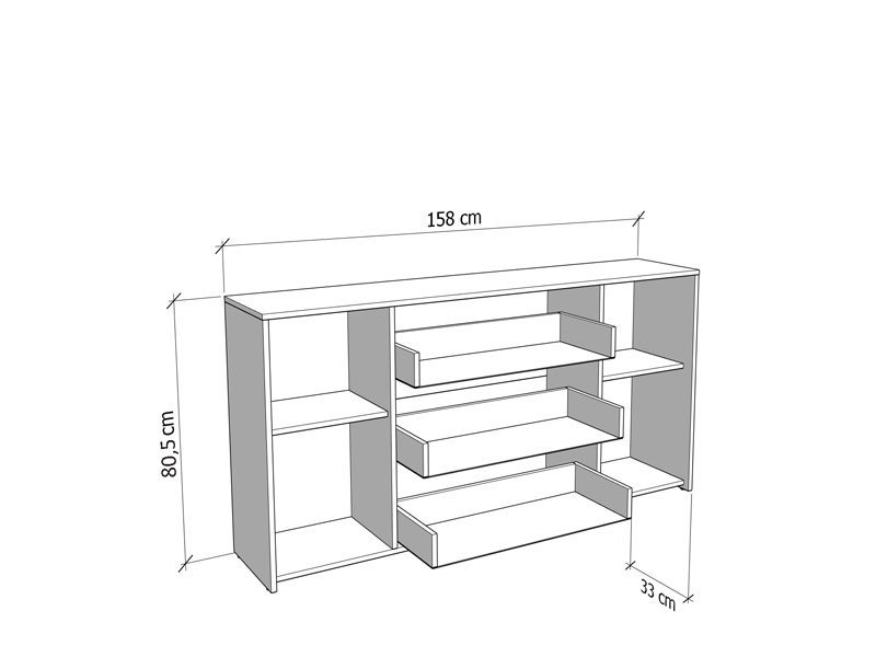 Komoda GARONA 3K3F - Image 5