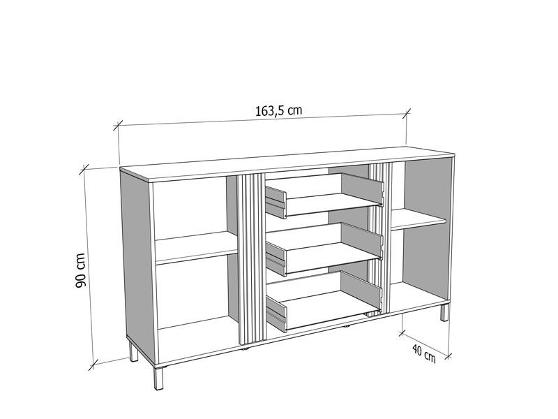 Komoda BELFORT 3K3F - Image 8