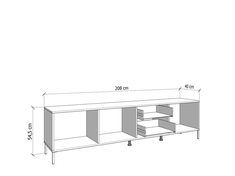 TV polica MAYENNE TV 208 4K2F3V - Image 6