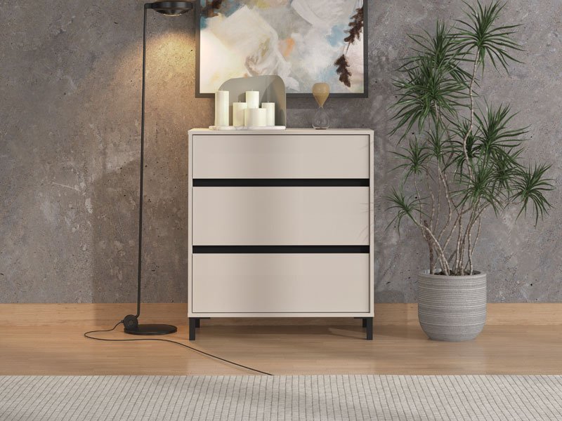 Komoda MARRON 80 3F - Image 3