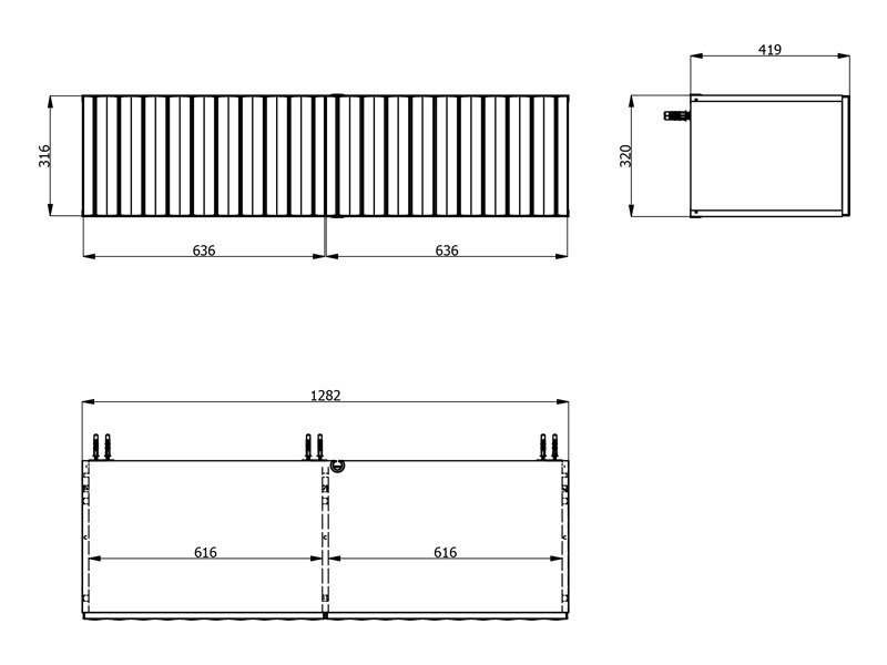 TV polica ANTIBES TV 128 2K2V - Image 8