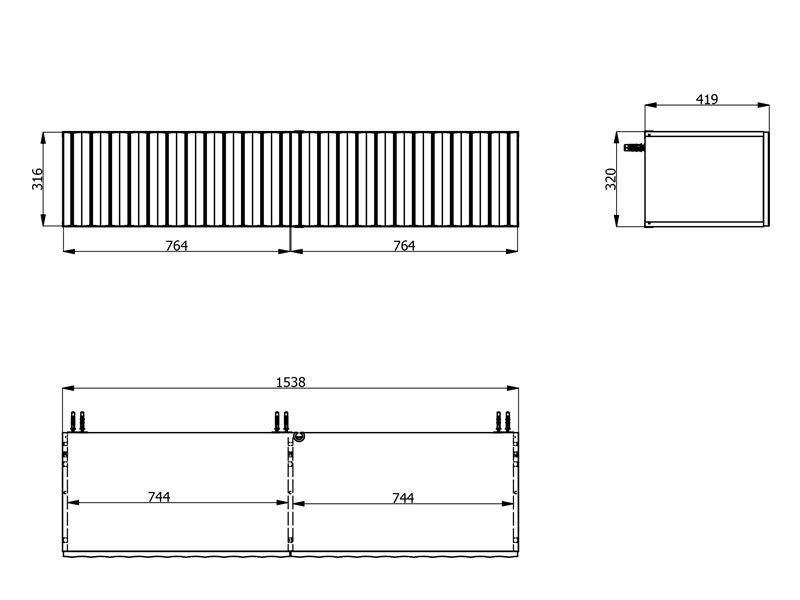 TV polica ANTIBES TV 154 2K2V - Image 9
