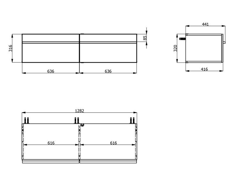 TV polica ARLES TV 128 2K2V - Image 9