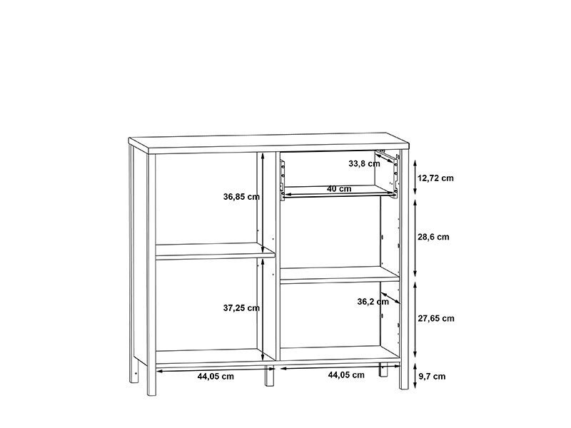 Komoda KIRIKUS 2V1F - Image 4