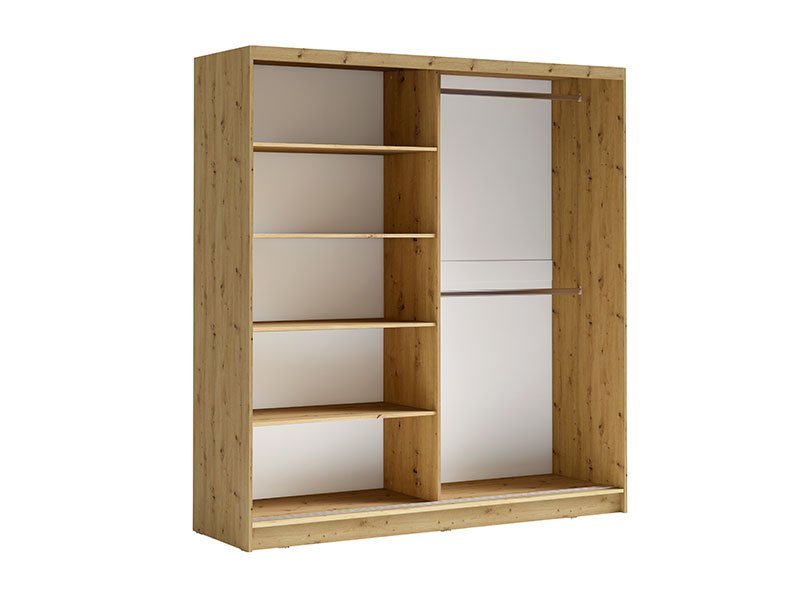 Klizni garderober BERGAMO M sa ogledalom