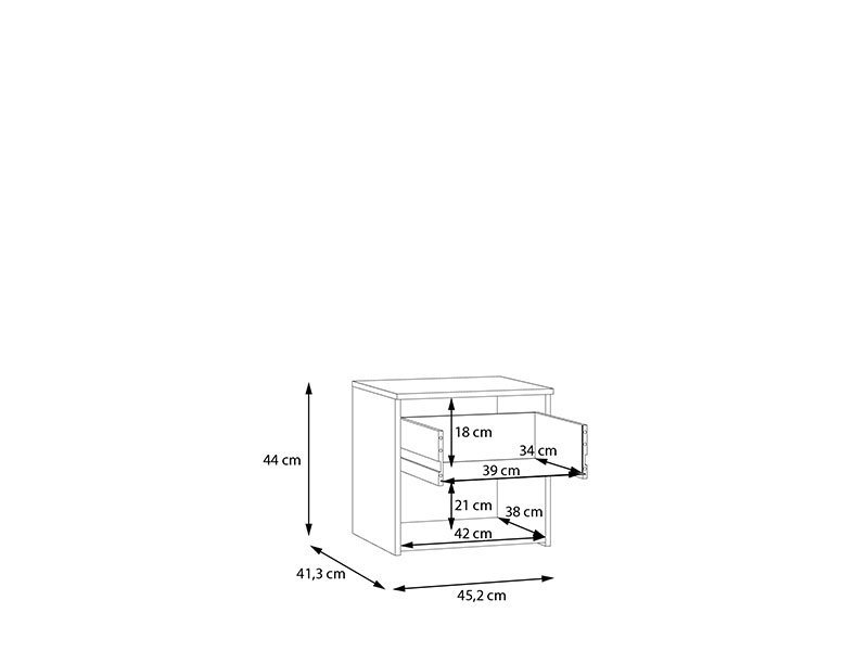 Noćni ormarić MATT - Image 4
