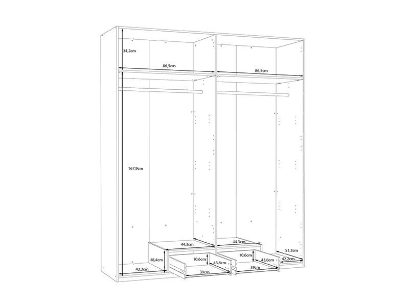 Ormar ECON 4K1F2OG h210 - Image 4