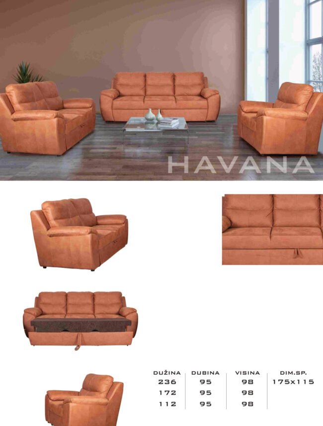 TDF Garnitura Havana